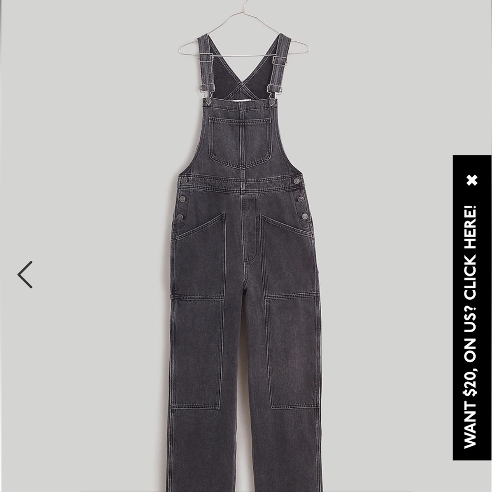 Madewell oversized carpenter overalls